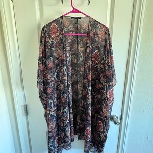 Vintage forever21 Paisley Kimono Cardigan